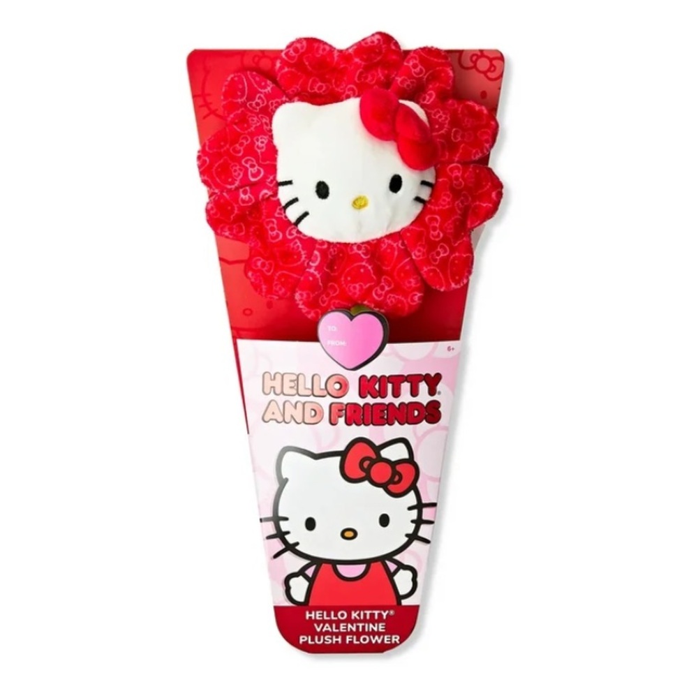 NEW Hello Kitty Plush Flower